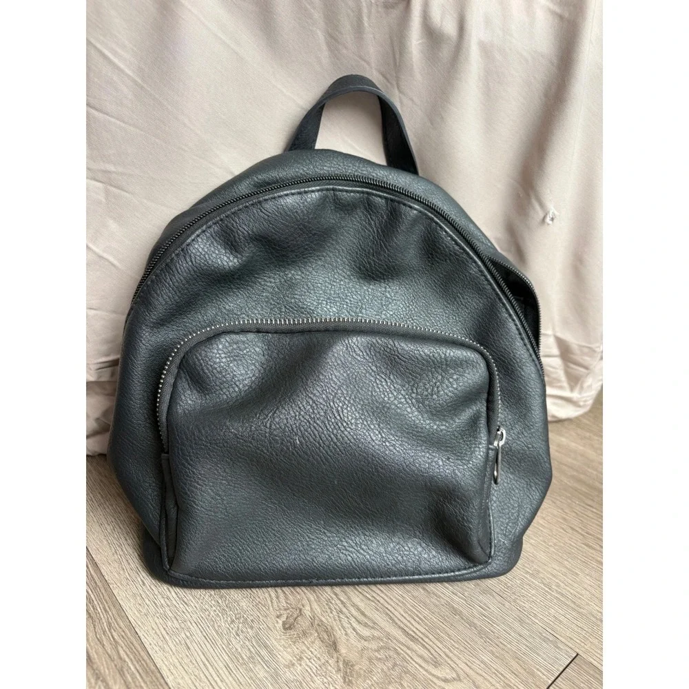 black mini leather dome backpack Kate Spade New York Leila Pebbled Ivys got your back Madden NYC Women's Faux Leather